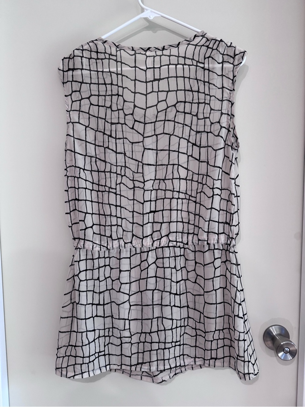 Printed Drop Waist Drawstring Top - Picture 2 of 5